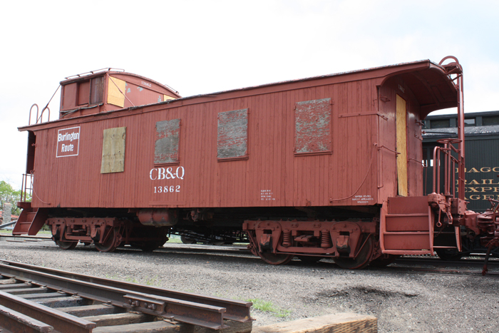 Chicago Burlington & Quincy Caboose No. 13862 (s)