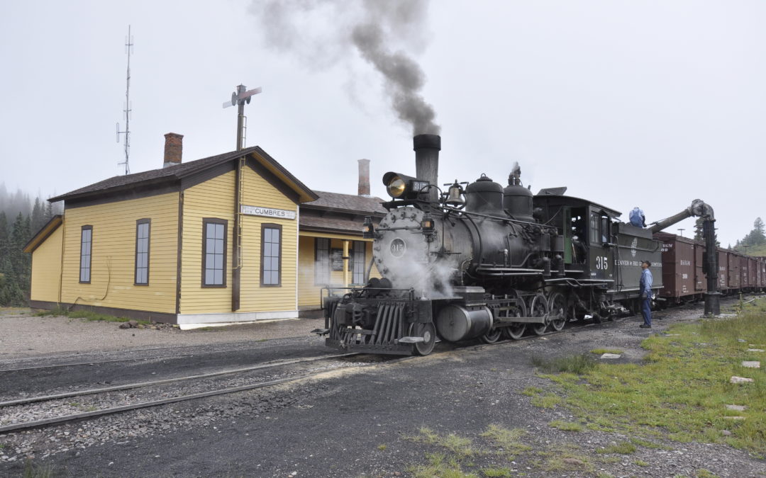 steam locomotive 315 at Cumbres Pass