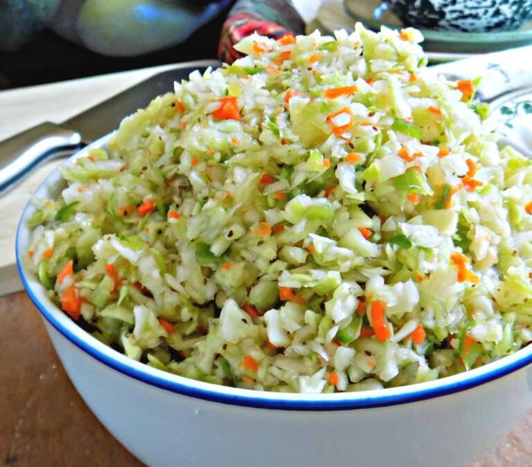 Dining on the Rails March 2023: Union Pacific Cole Slaw with Peppers