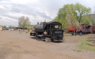 STEAM LOCOMOTIVE RETURNING TO CASPER, WYOMING